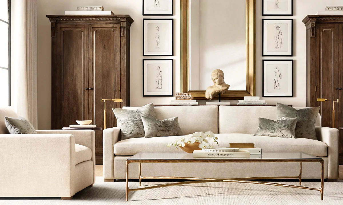 Thaddeus Glass Rectangular Coffee Table-Fullstarlighting