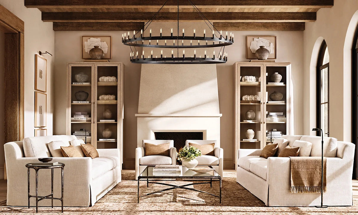 Thaddeus Glass Rectangular Coffee Table-Fullstarlighting