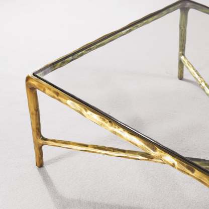 Thaddeus Glass Rectangular Coffee Table-Fullstarlighting