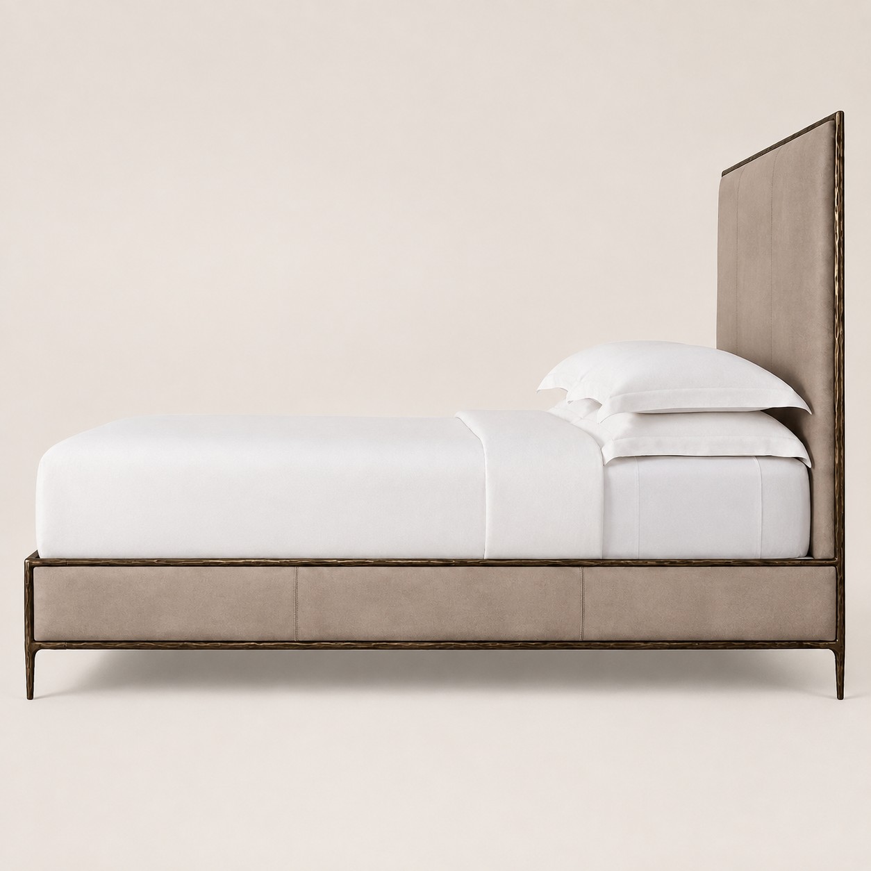 Thomson Leather Panel Bed