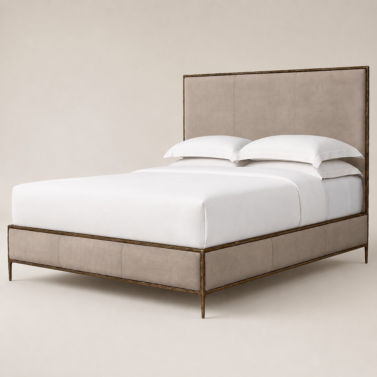 Thomson Leather Panel Bed