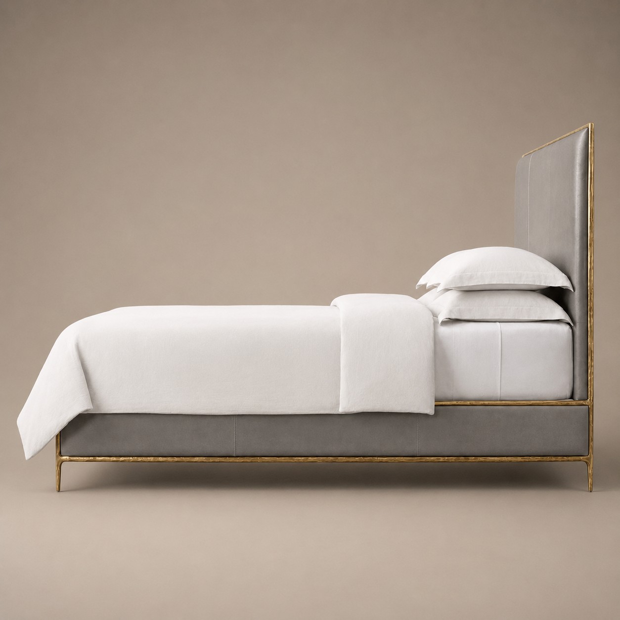 Thomson Leather Panel Bed