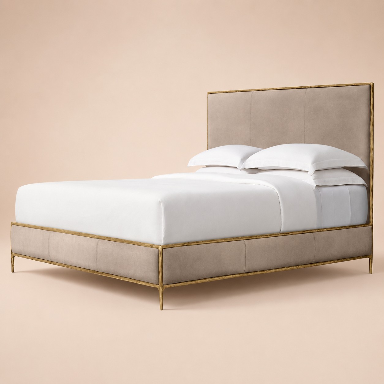 Thomson Leather Panel Bed