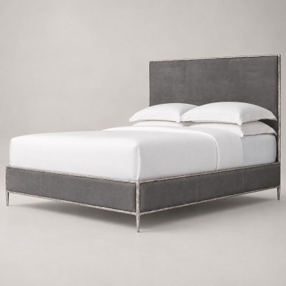 Thomson Leather Panel Bed
