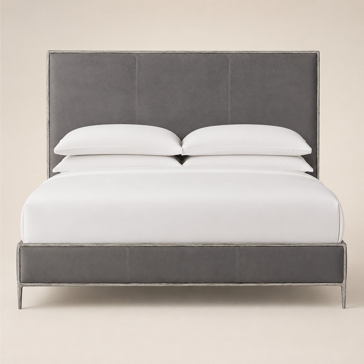 Thomson Leather Panel Bed