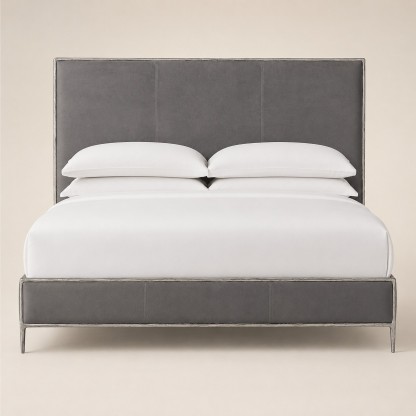 Thomson Leather Panel Bed