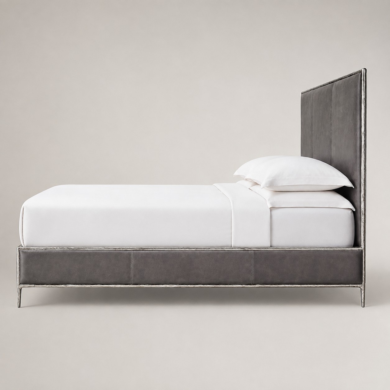 Thomson Leather Panel Bed
