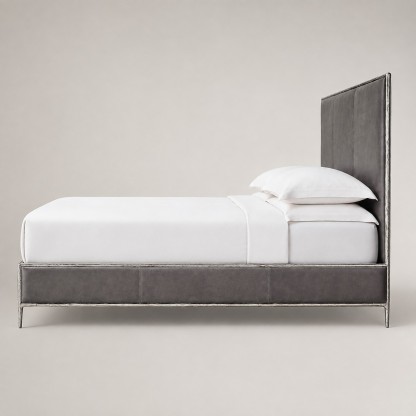 Thomson Leather Panel Bed