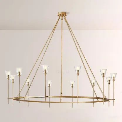 Torche Round Chandelier 70"