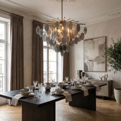 Trista Round Chandelier-Fullstarlighting