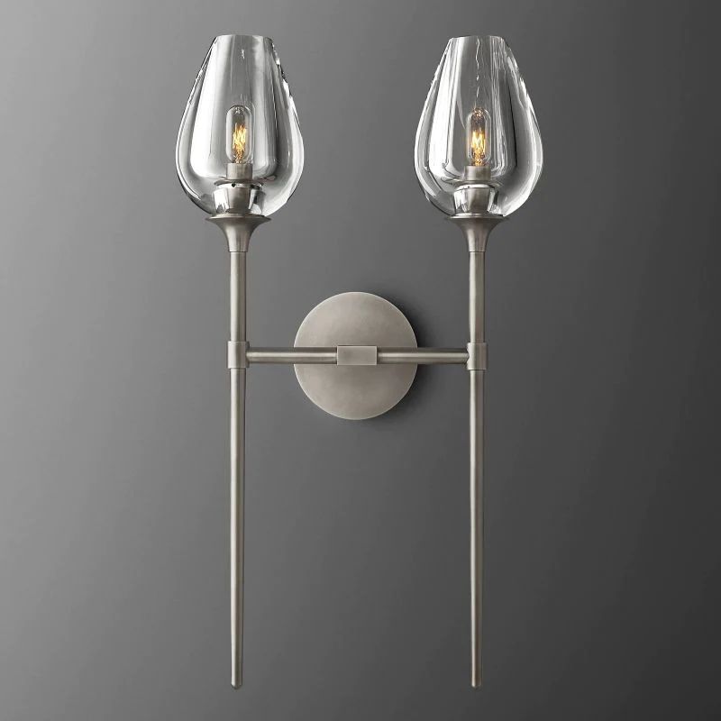 Tulip Double Sconce-Fullstarlighting