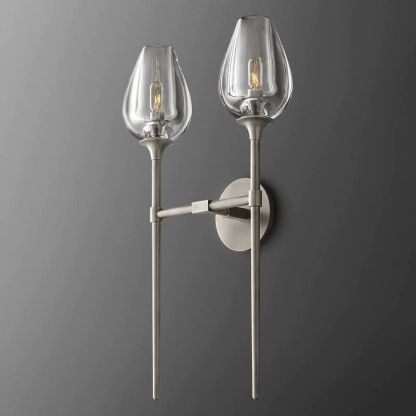 Tulip Double Sconce-Fullstarlighting