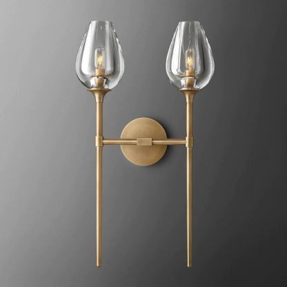 Tulip Double Sconce-Fullstarlighting