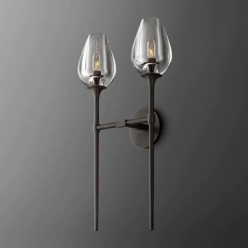 Tulip Double Sconce-Fullstarlighting