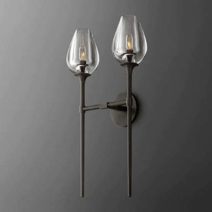 Tulip Double Sconce-Fullstarlighting