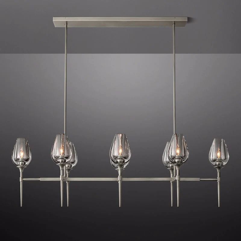 Tulip Linear Chandelier 52''-Fullstarlighting