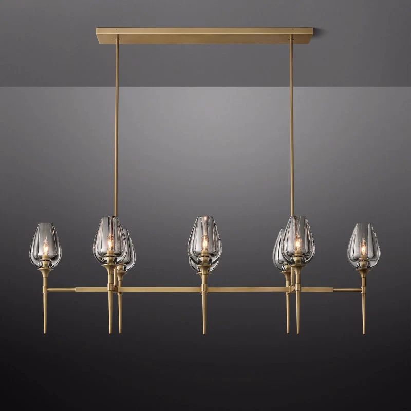 Tulip Linear Chandelier 52''-Fullstarlighting