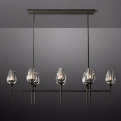 Tulip Linear Chandelier 52''-Fullstarlighting