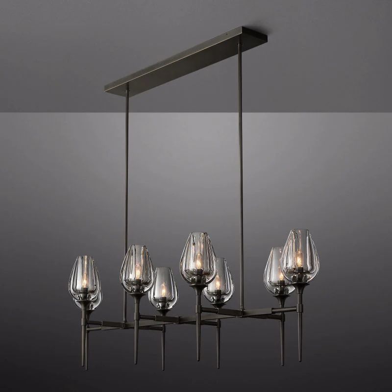 Tulip Linear Chandelier 52''-Fullstarlighting