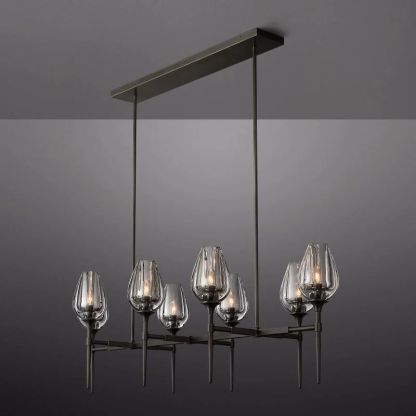 Tulip Linear Chandelier 52''-Fullstarlighting