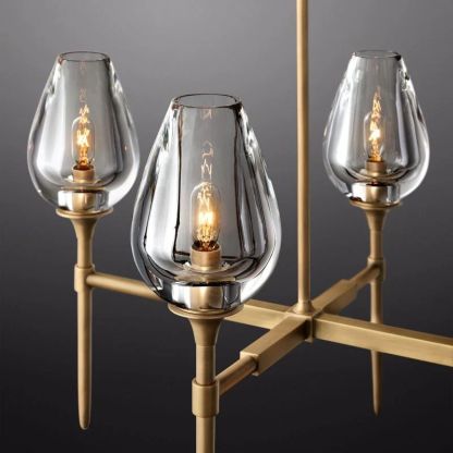 Tulip Linear Chandelier 52''-Fullstarlighting