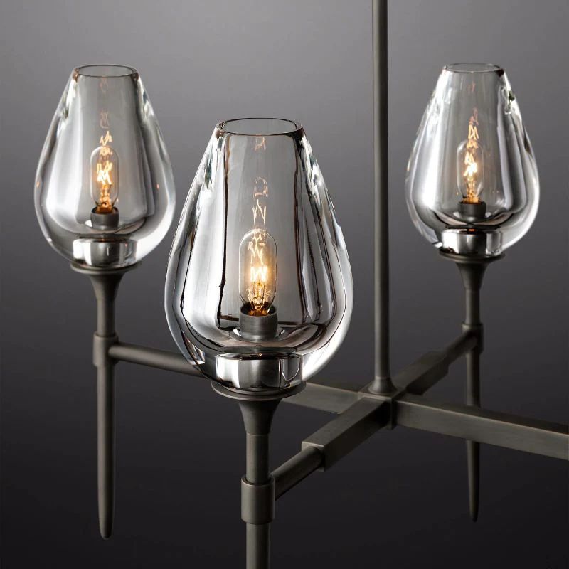 Tulip Linear Chandelier 52''-Fullstarlighting