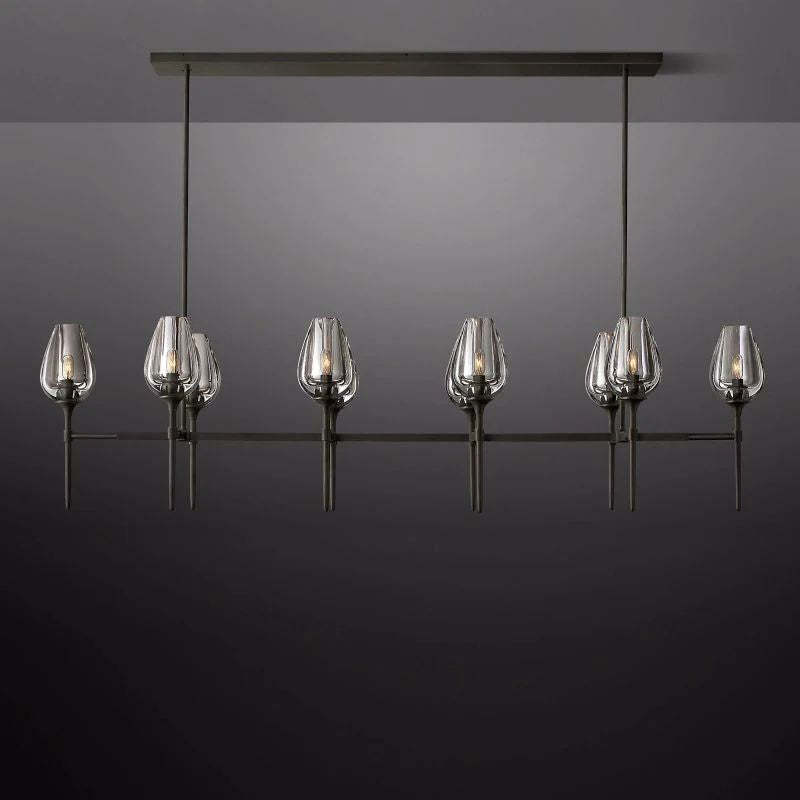 Tulip Linear Chandelier 65''-Fullstarlighting