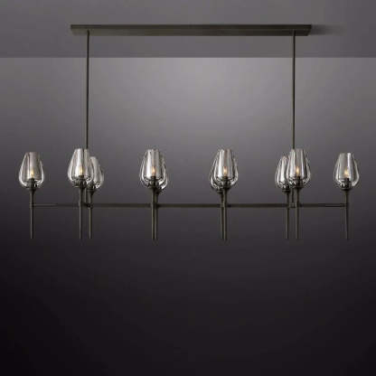 Tulip Linear Chandelier 65''-Fullstarlighting