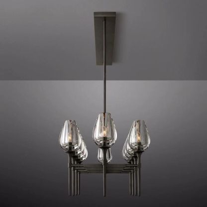 Tulip Linear Chandelier 65''-Fullstarlighting