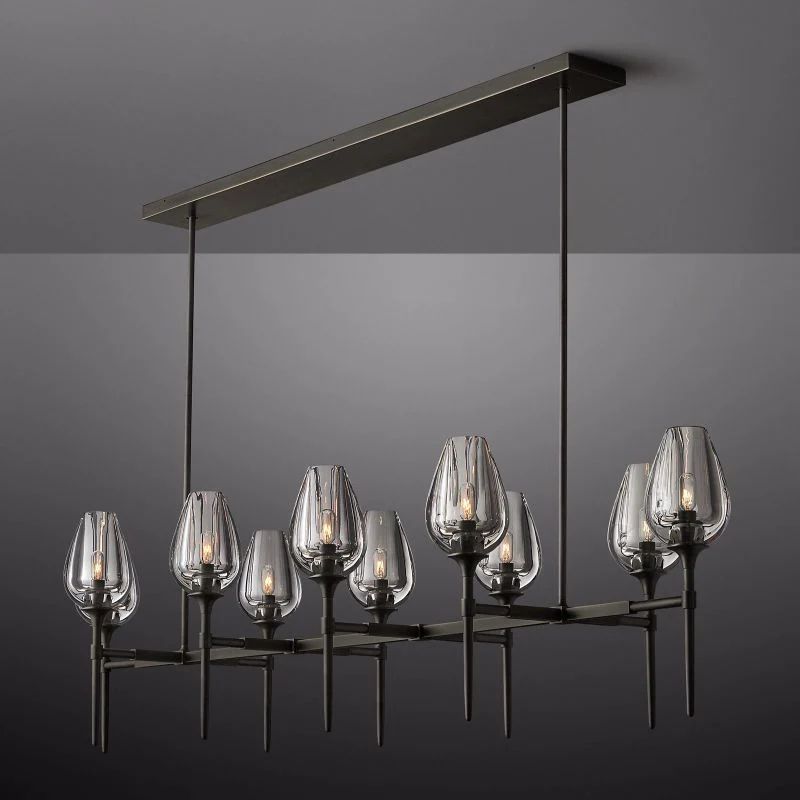 Tulip Linear Chandelier 65''-Fullstarlighting