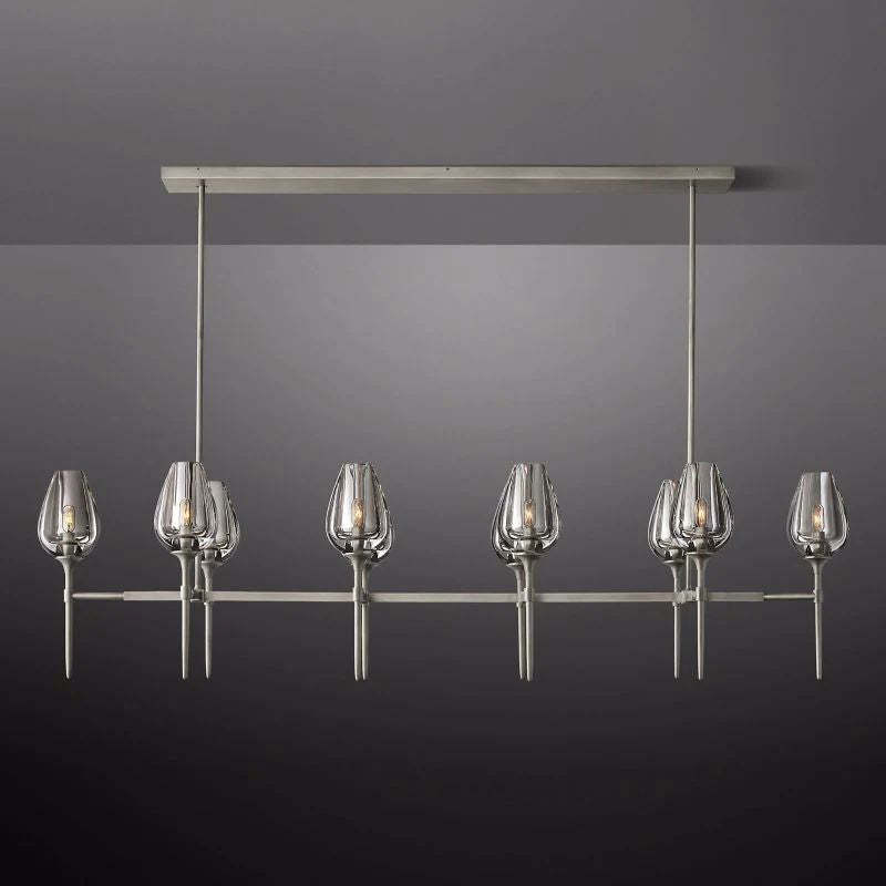 Tulip Linear Chandelier 65''-Fullstarlighting