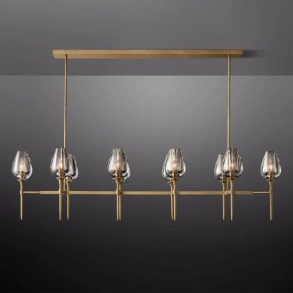 Tulip Linear Chandelier 65''-Fullstarlighting