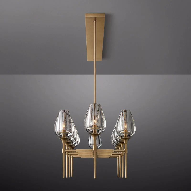 Tulip Linear Chandelier 65''-Fullstarlighting