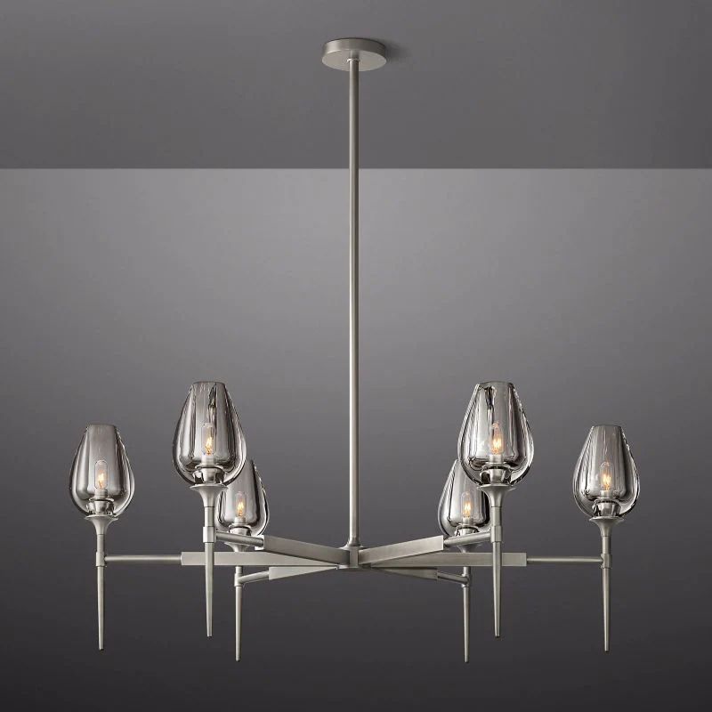 Tulip Round Chandelier 42''-Fullstarlighting