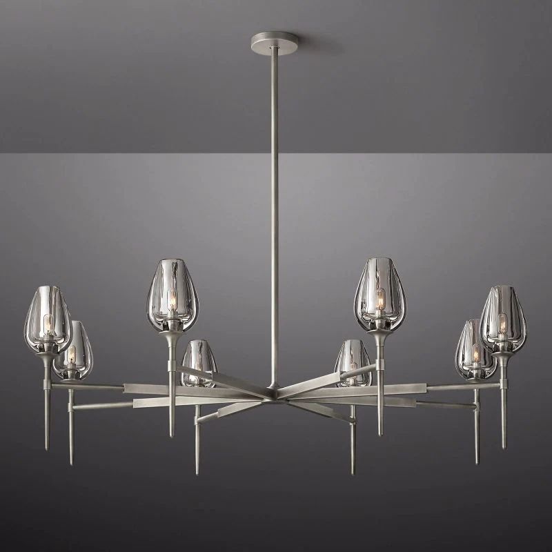 Tulip Round Chandelier 54''-Fullstarlighting