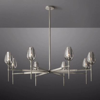 Tulip Round Chandelier 54''-Fullstarlighting