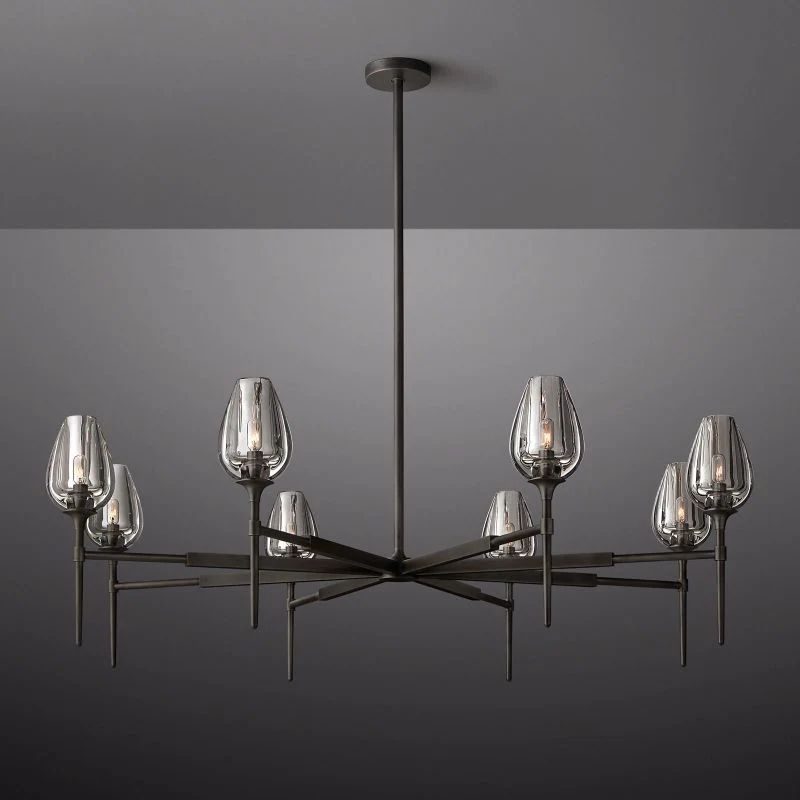 Tulip Round Chandelier 54''-Fullstarlighting