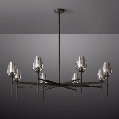Tulip Round Chandelier 54''-Fullstarlighting