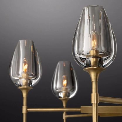 Tulip Round Chandelier 54''-Fullstarlighting