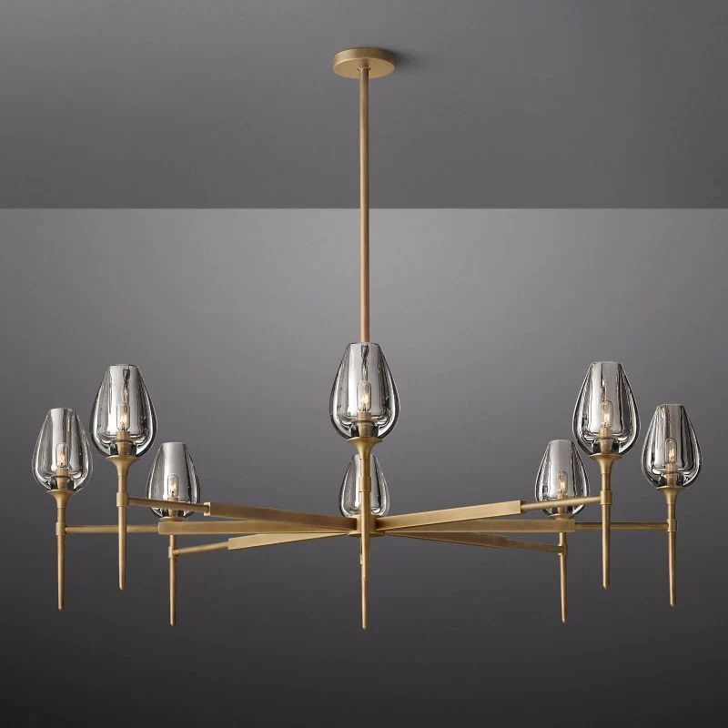 Tulip Round Chandelier 54''-Fullstarlighting