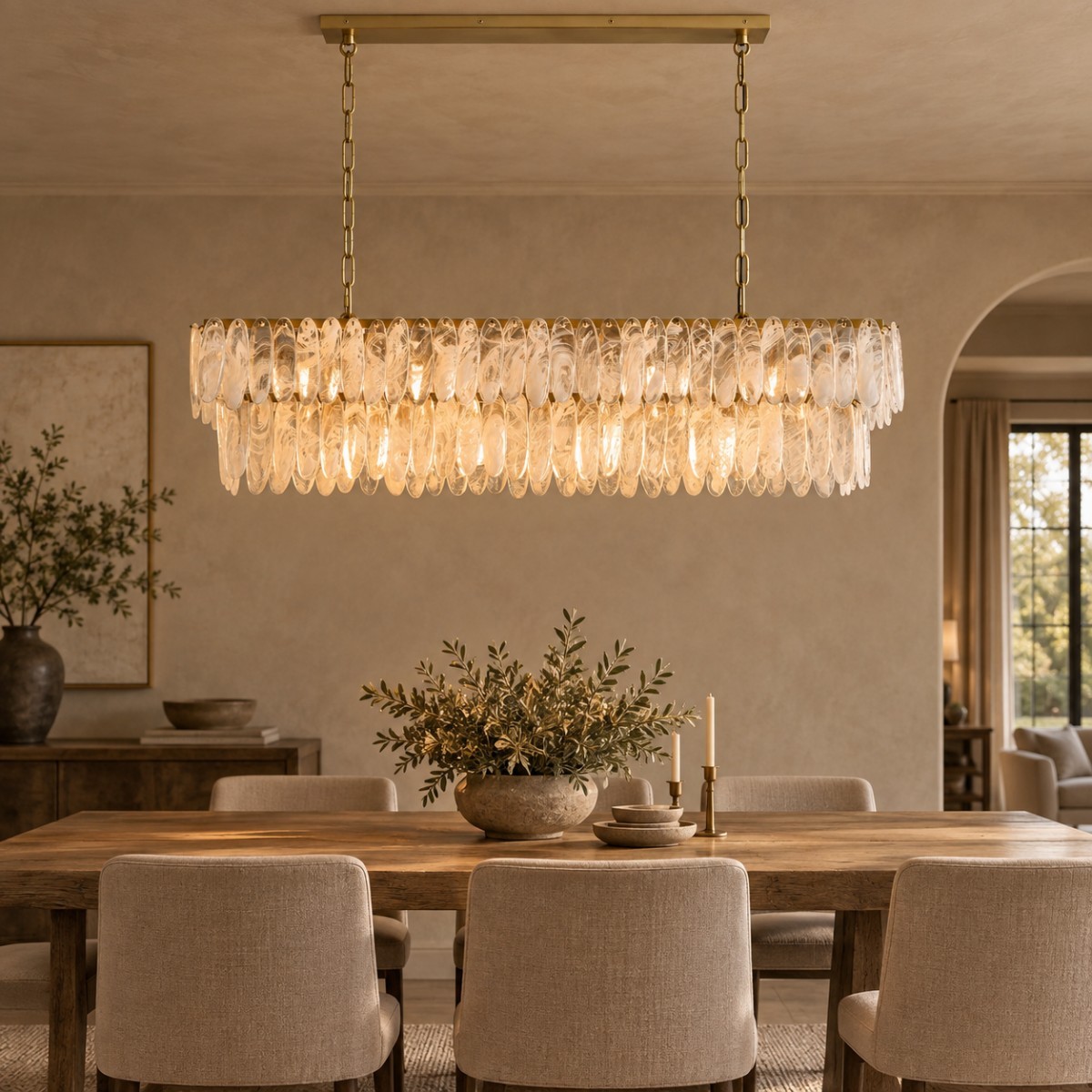 Verna 2-Tier Linear Chandelier