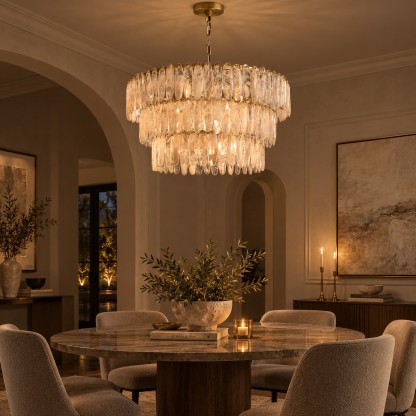 Verna 3-Tier Round Chandelier