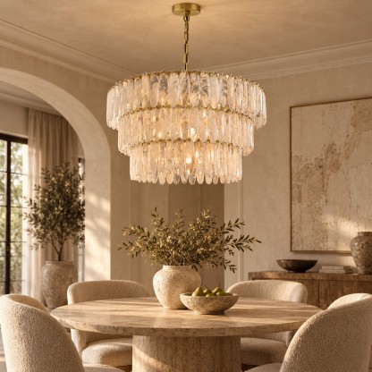Verna 3-Tier Round Chandelier