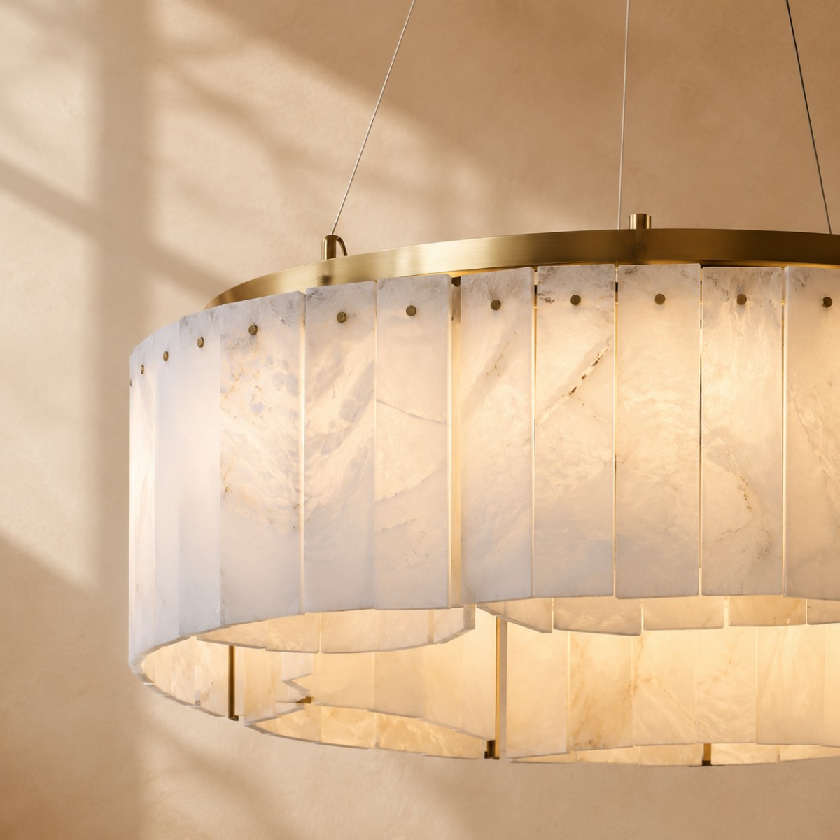 Villar Alabaster Round Chandelier