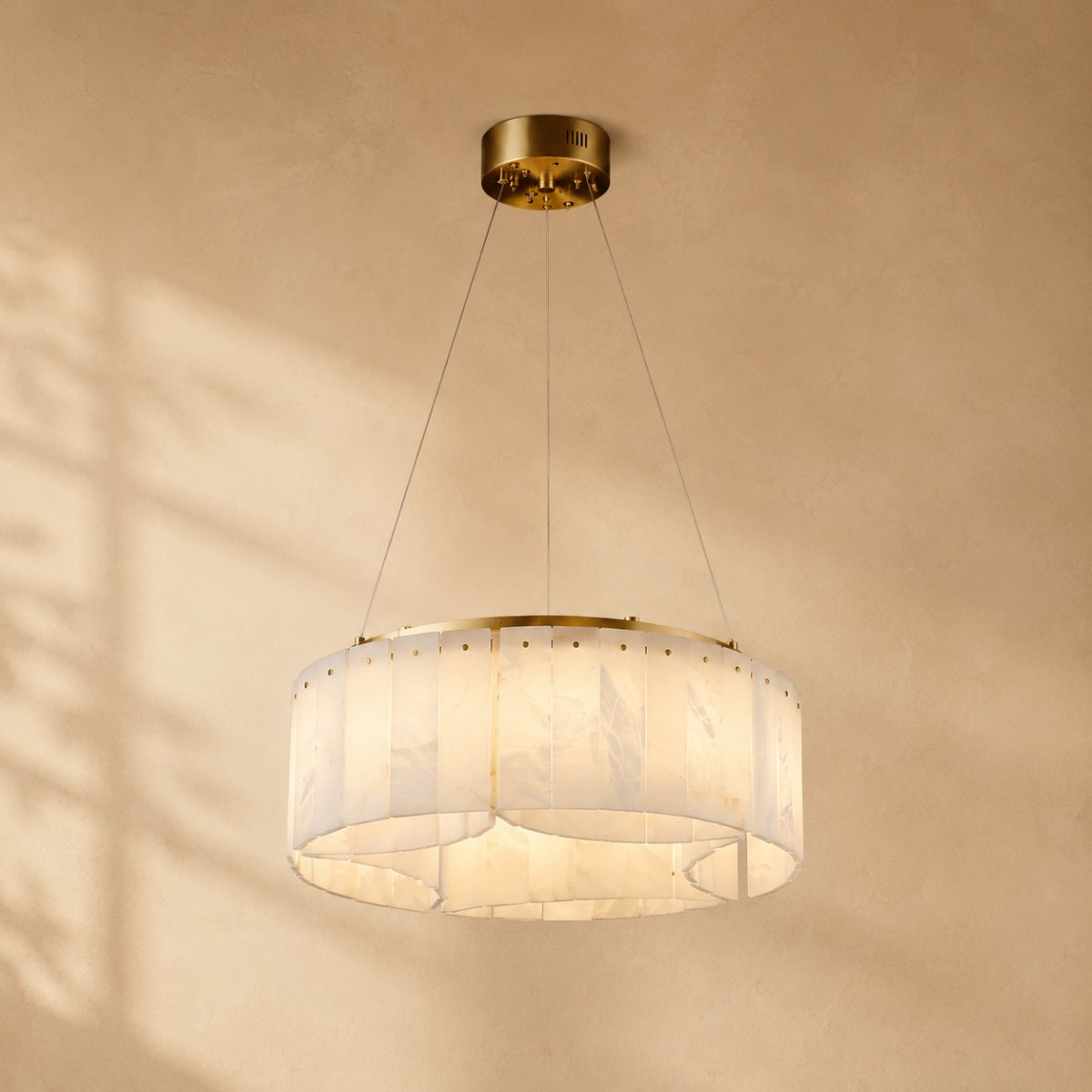 Villar Alabaster Round Chandelier