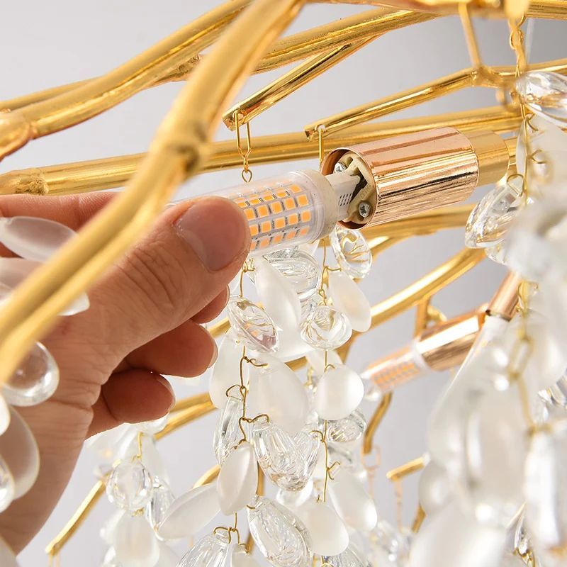 Vines Arc Branch Chandelier-Fullstarlighting