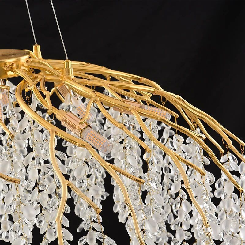 Vines Arc Branch Chandelier-Fullstarlighting