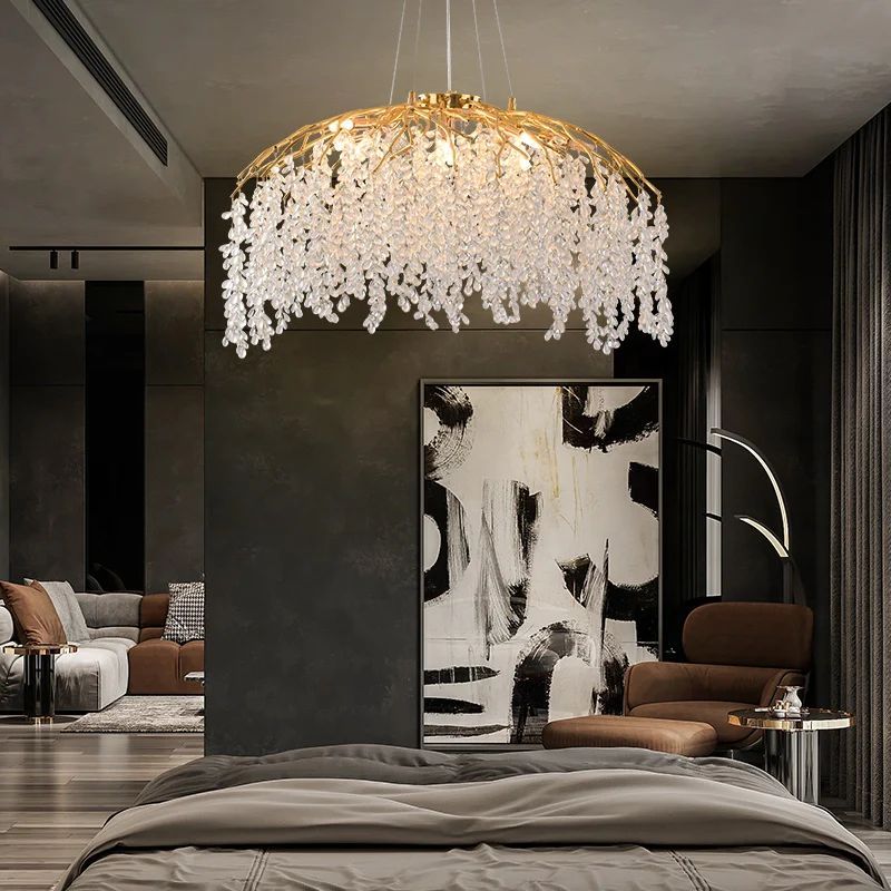 Vines Arc Branch Chandelier-Fullstarlighting