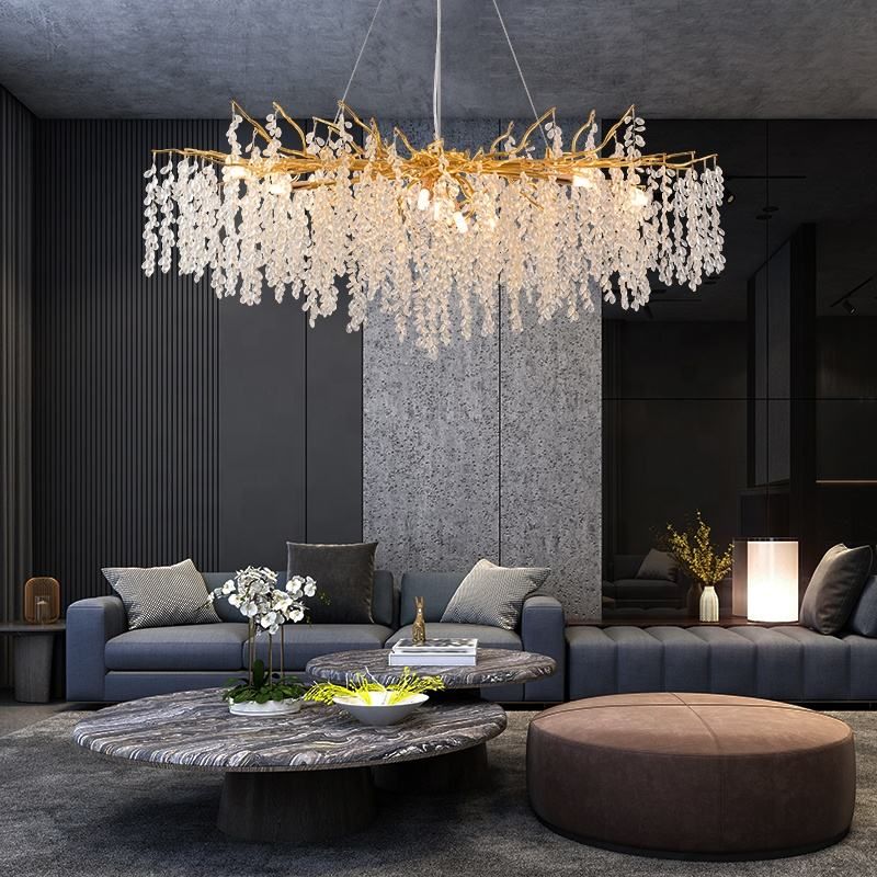 Vines Grand Branch Chandelier-Fullstarlighting