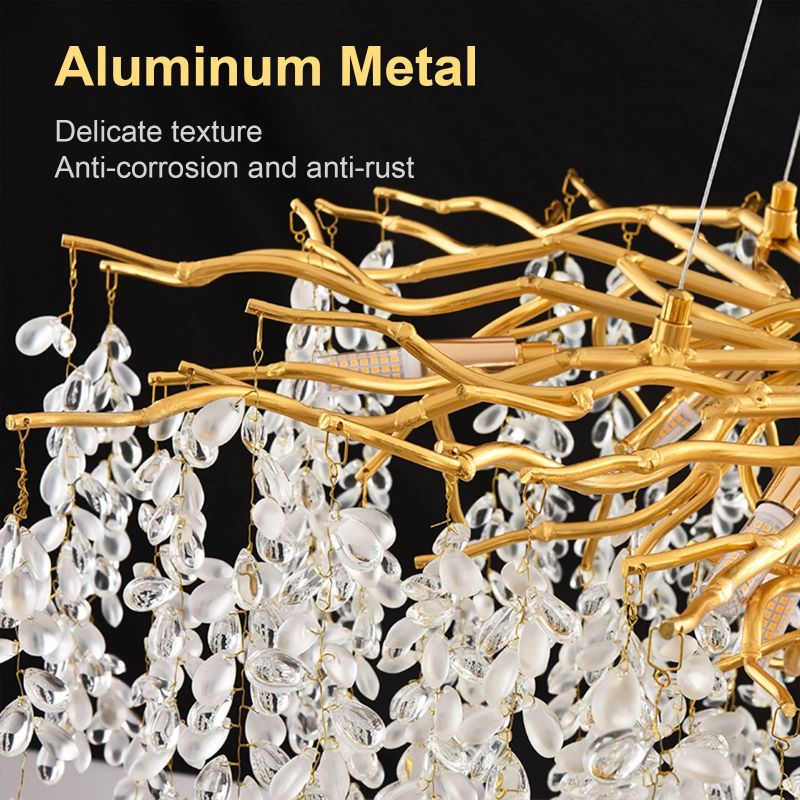 Vines Arc Branch Chandelier-Fullstarlighting